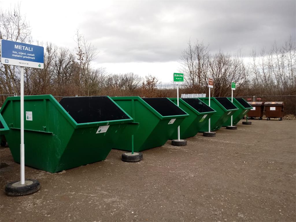 Mobile recycling centre in Brezovica City District open for business